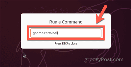 Ubuntu-Terminal ausführen