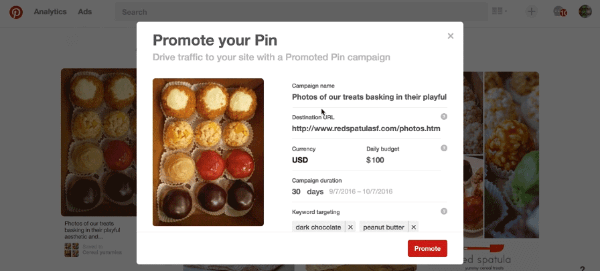 pinterest bewarb Pin-Button