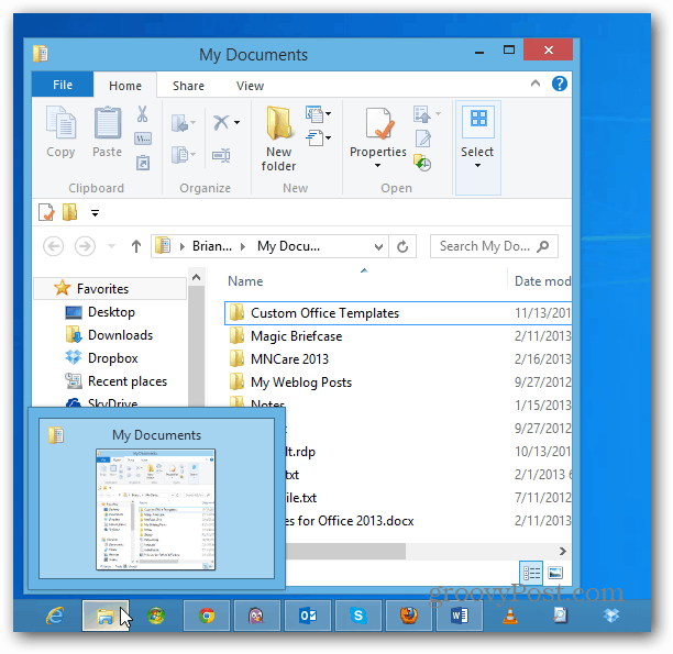 Öffnen Sie den Windows Explorer an einem anderen Ort als Bibliotheken