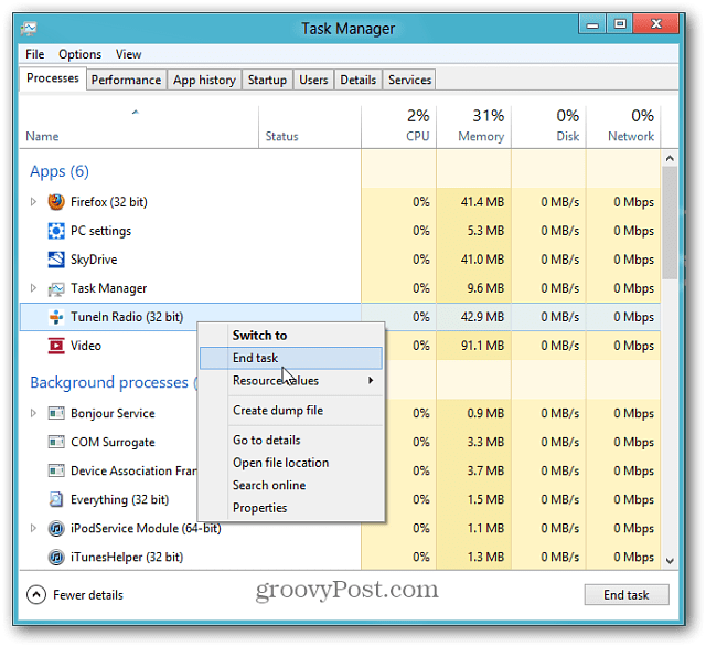 Taskmanager