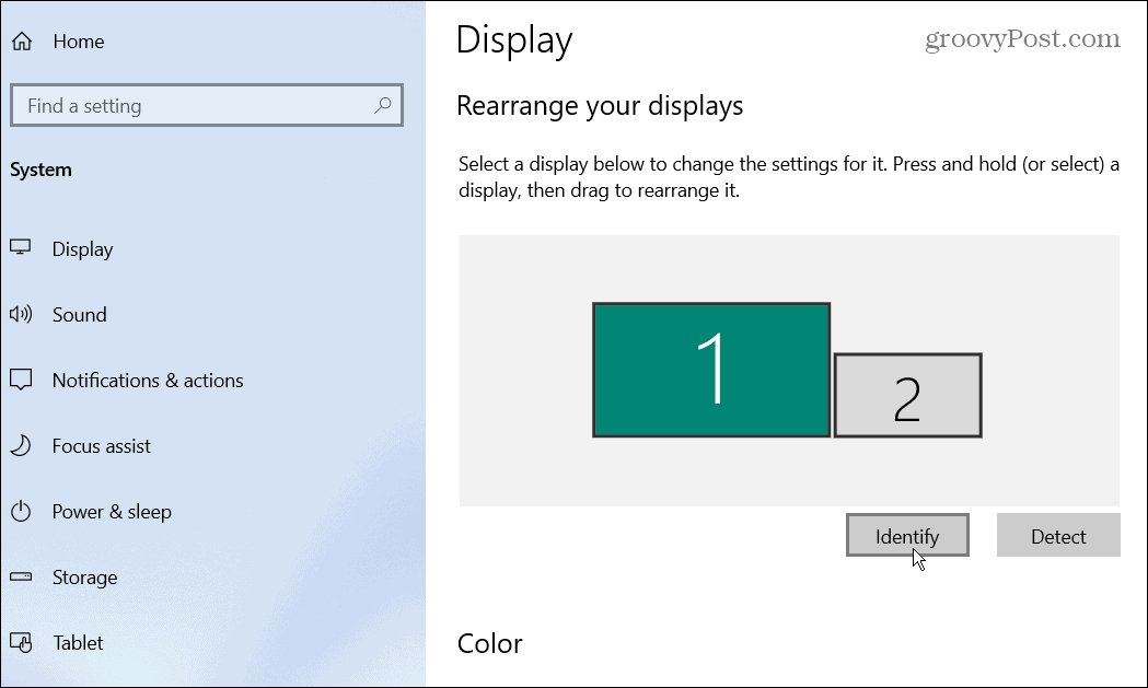 monitore erkennen windows 10