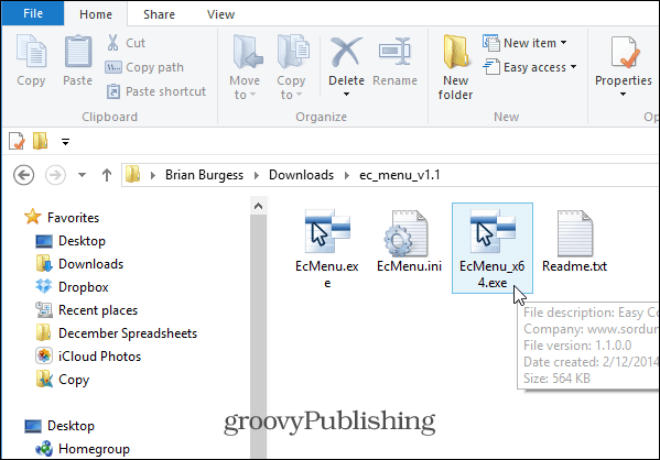 Hinzufügen von Elementen zum Windows-Kontextmenü mit der rechten Maustaste auf einfache Weise