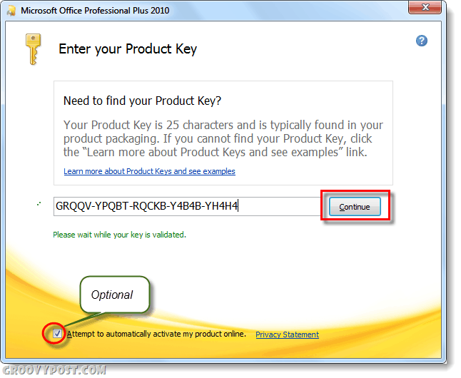 So ändern Sie Microsoft Office 2010-Produktschlüssel