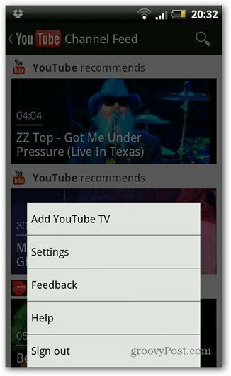 youtube android neue version einstellungen