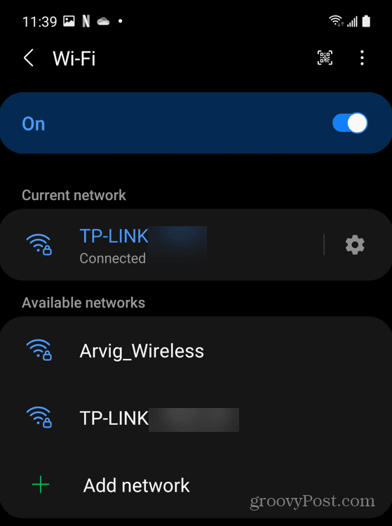 Wi-Fi-Netzwerkkonnektivität