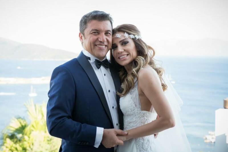 Hochzeitsfoto von Ismail Küçükkaya und seiner Ex-Frau Eda Demirci