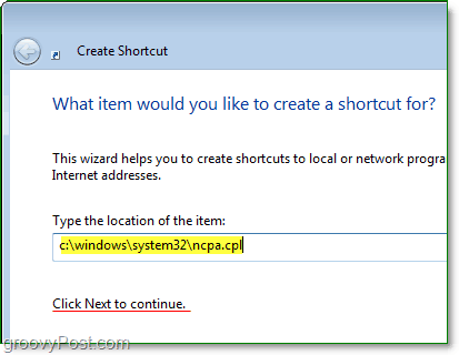 Verwenden Sie c: windows system32ncpa.cpl als Dateipfad, um Netzwerkverbindungen schnell zu öffnen