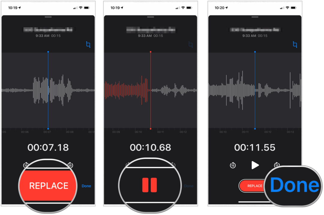 iPhone-Sprachnotizen ersetzen Audio