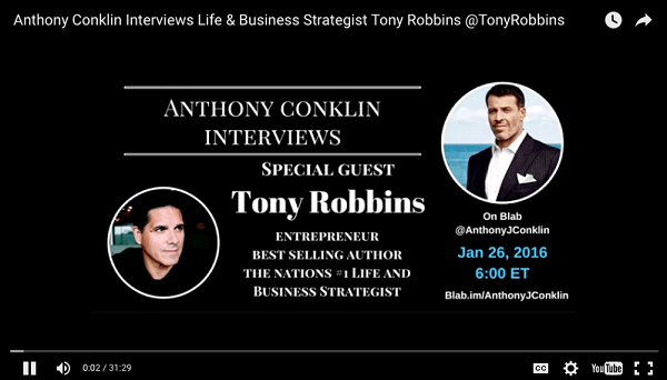 anthony conklin interviewt tony robbins blab auf youtube hochgeladen