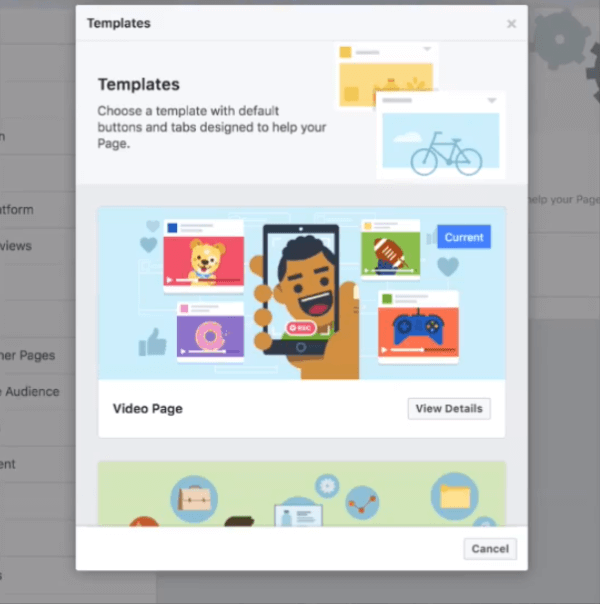 Facebook testet eine neue Videovorlage für Seiten, die Video und Community in den Mittelpunkt der Erstellerseite stellt und spezielle Module für Videos und Gruppen enthält.