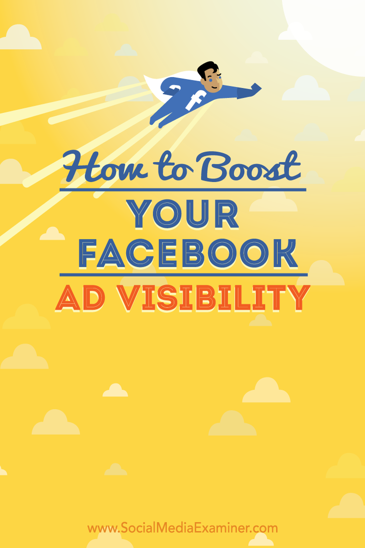 So verbessern Sie die Sichtbarkeit von Facebook-Anzeigen