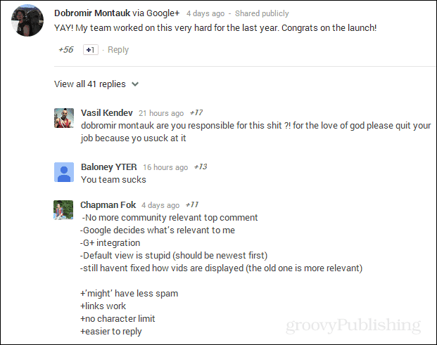 Petition zur Rücknahme von YouTube-Kommentaren außerhalb der Google+ Integration erreicht 90.000 Signaturen und wächst