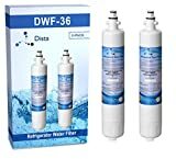 Dista - Kühlwasserfilterpatrone Kompatibel mit GE RPWF (nicht für RPWFE) (2er-Pack)