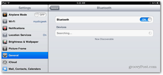 Verbinden Sie eine Bluetooth-Tastatur mit dem iPad
