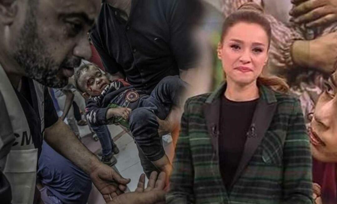 Nachrichtenmoderatorin Cansın Helvacı konnte ihre Tränen nicht zurückhalten, als sie über das Massaker in Gaza berichtete!
