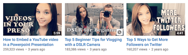 Erstellen Sie wertvolle Inhalte für Ihre Vlogs und verwenden Sie diese, um Ihr Fachwissen zu demonstrieren.