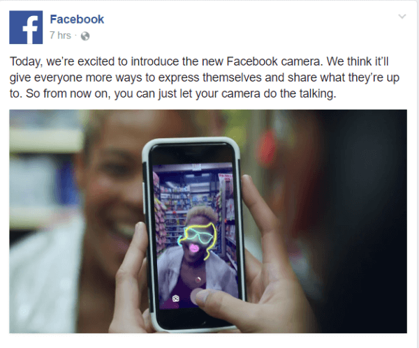 Facebook bringt Facebook Stories weltweit heraus.
