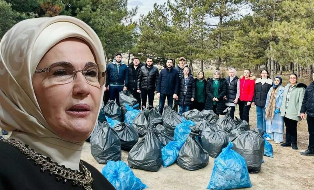 Grüße von Emine Erdoğan an naturverbundene junge Menschen