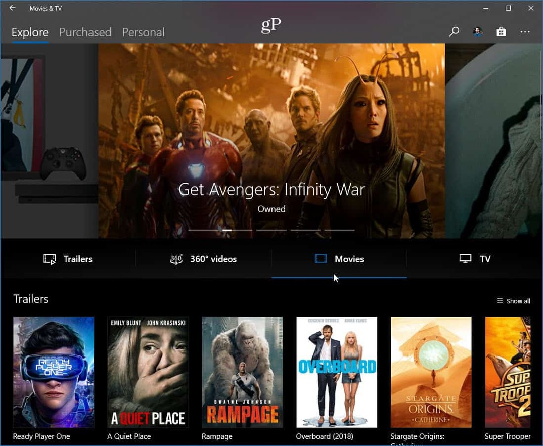Tipps, um Filme und Fernsehen unter Windows 10 optimal zu nutzen