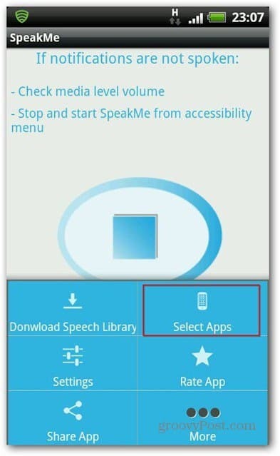 SpeakMe für Android ausgewählte Apps