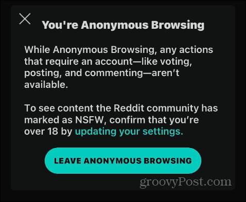 Bleiben Sie privat auf Reddit