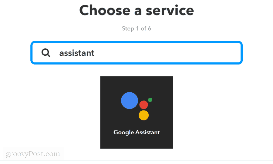 Google-Assistent ifttt