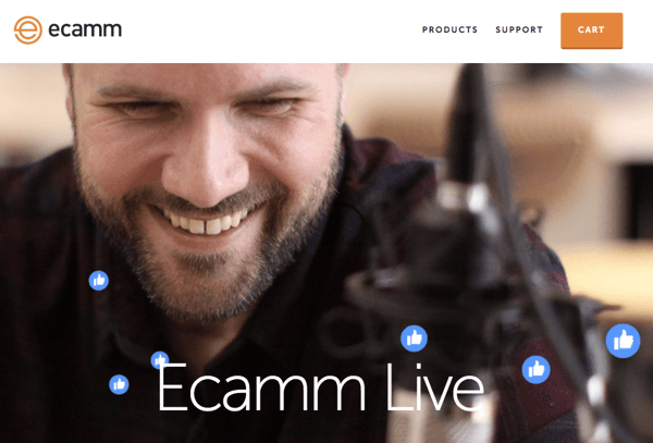 Ecamm ist großartig für eine schnelle und einfache Show.