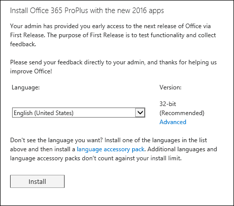 Microsoft wechselt nur für Office 365 Business zu Office 2016 Ab dem 28. Februar