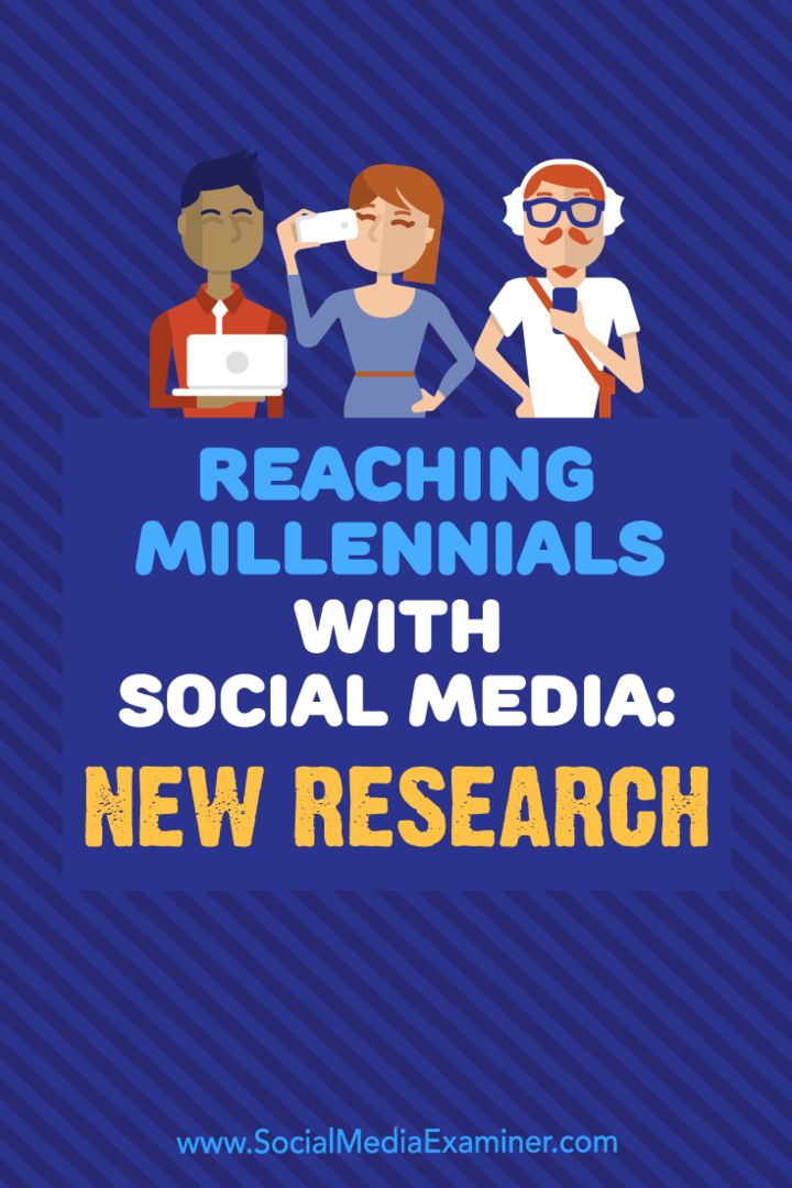 Millennials mit Social Media erreichen: Neue Forschung: Social Media Examiner