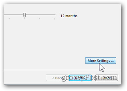 Mailbox Outlook 2013 hinzufügen - Klicken Sie auf Weitere Einstellungen