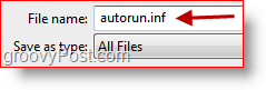 Eingabe eines Dateinamens