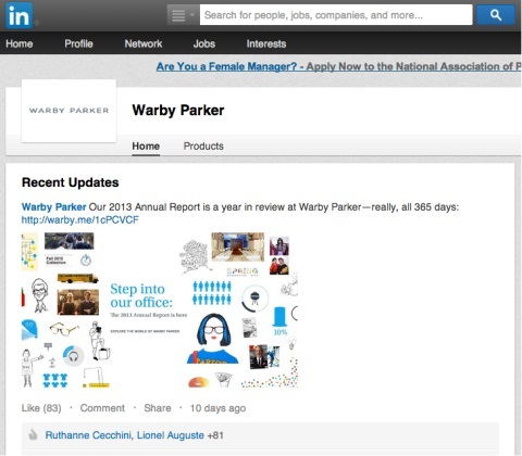 Warby Parker Bericht