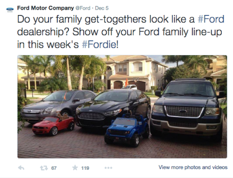 Ford Tweet