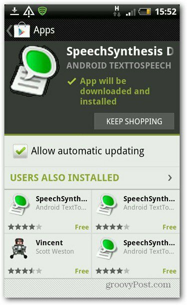 Android Text zu Sprache