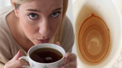 Wie kommt der Kaffeefleck aus der Tasse und der Tasse?