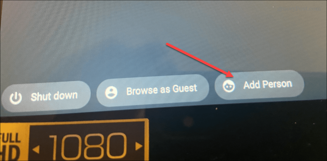 Fügen Sie einen Benutzer auf dem Chromebook hinzu