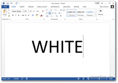 Office 2013 Farbthema ändern - weißes Thema
