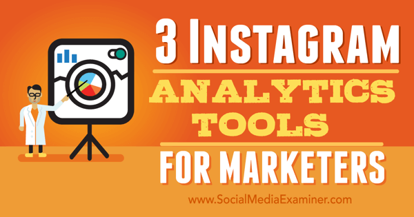 Instagram-Analyse-Tools für Vermarkter