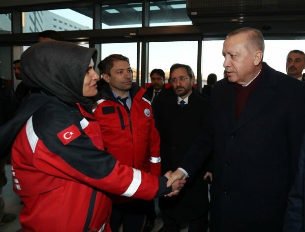 Präsident Erdogan gratulierte Emine Kuştepe