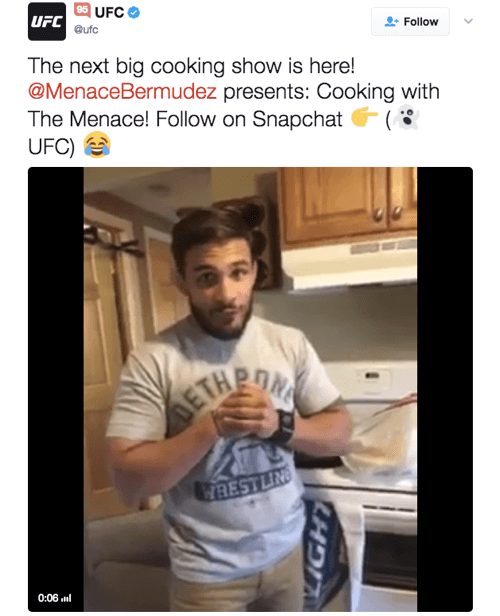 Die videogesteuerte Kochserie von UFC ist bei den Zuschauern beliebt.
