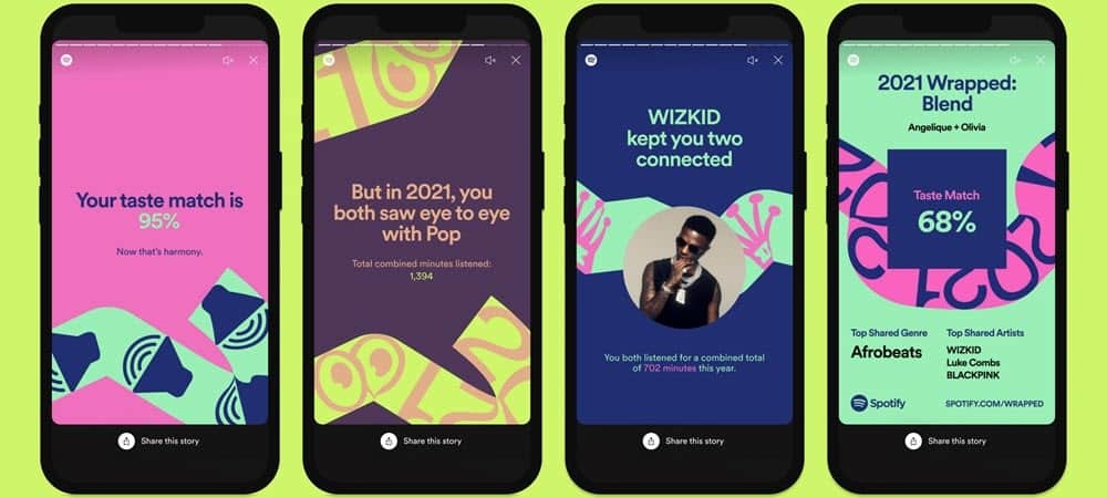 So finden und teilen Sie Ihr Spotify Wrapped 2021