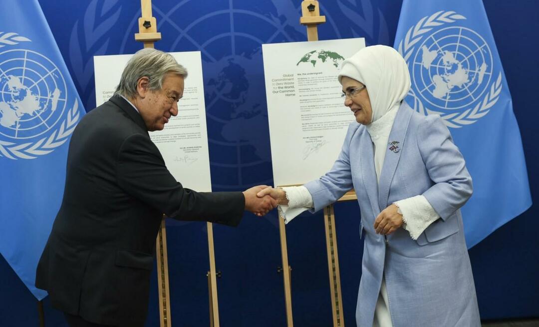 Für das weltweit beispielhafte Projekt von Emine Erdoğan wurde bei der UNO eine Goodwill-Erklärung unterzeichnet!