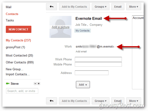 Erstellen Sie einen Google Mail-Kontakt