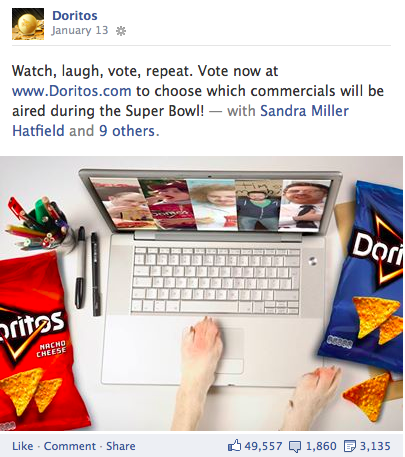 doritos Facebook-Wettbewerbsbeitrag