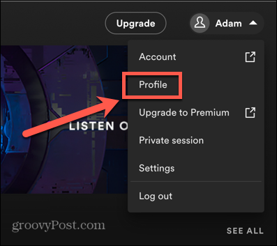 Spotify-Profil