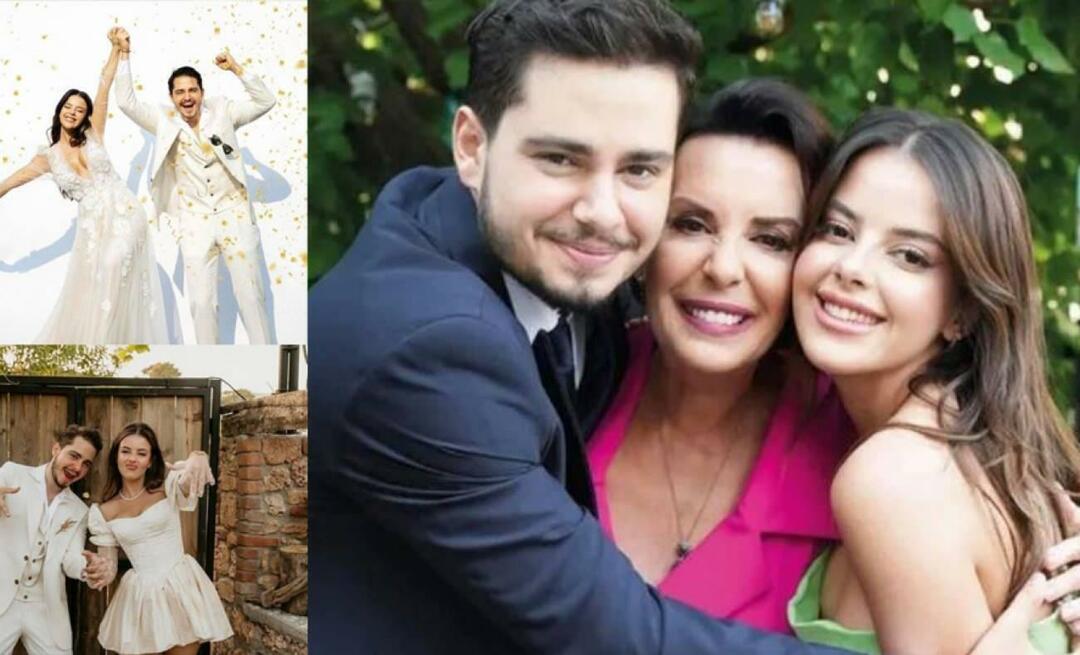 Glücklicher Tag von Perihan Savaş! Savas Zafer heiratete Melis Ketenci an seinem Geburtstag
