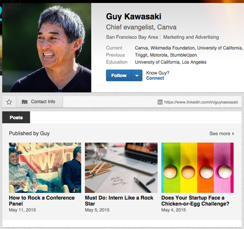 guy kawasaki auf LinkedIn Verlag