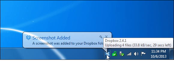 Dropbox-Version Screenshot hinzugefügt