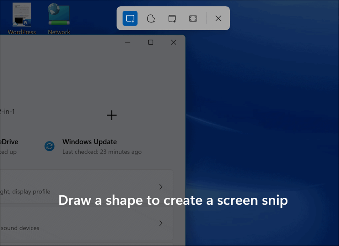 Snipping-Tool Windows 11