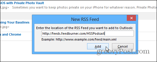 Neuer RSS-Feed